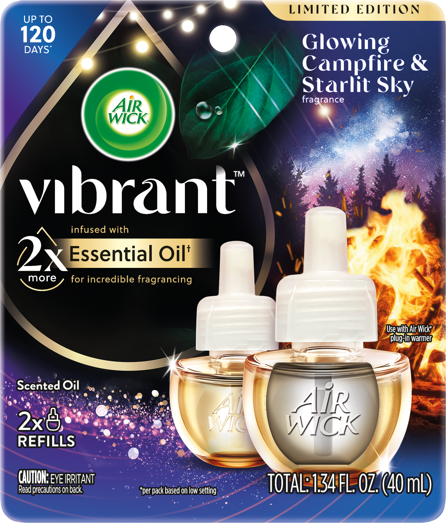 AIR WICK® Scented Oil - Glowing Campfire & Starlit Sky (Vibrant)
